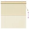 vidaXL Rullgardin med gardiner Natur 150 x 160 cm Bambu