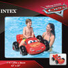 Intex Cars Uppbl&aring;sbar poolleksak r&ouml;d 84x109x41 cm