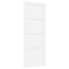 vidaXL Inredningsd&ouml;rr 83 x 211 cm Plywood Vit