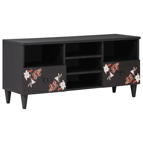 vidaXL Förvaringsskåp med låda Flerfärgsdesign 100 x 33,5 x 46 cm