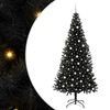 vidaXL Julgran Svart 240 cm PVC