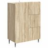 vidaXL Sideboard Sonoma-ek 66 x 34,5 x 91,5 cm Konstruerat tr&auml;