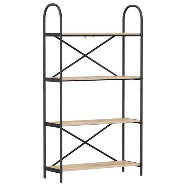 vidaXL Hyllsystem Sonoma-ek 80 x 30 x 146 cm Konstruerat tr&auml;