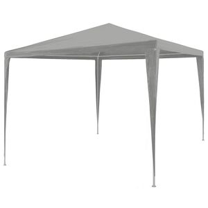 vidaXL Partyt&auml;lt Ljusgr&aring; 300 x 300 x 255 cm PE och st&aring;l