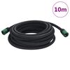 vidaXL Fuktslang svart 0,6" 10 m gummi