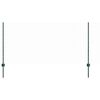 vidaXL St&auml;ngsel med stolpe Gr&ouml;n 1 x 50 m St&aring;l och PVC