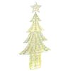 vidaXL Julgran 240 LED-lampor Varmvit 181 cm PET