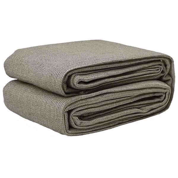 vidaXL T&auml;ltmatta Ljusgr&aring; 500 &times; 300 cm polyeten