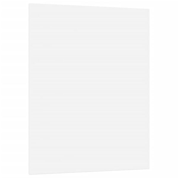 vidaXL Str&auml;ckt canvasduk 12 st vit tyg och massiv furu