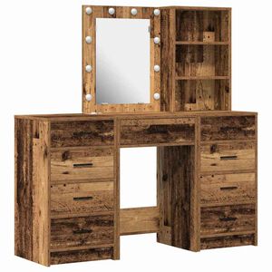 vidaXL Smyckebord 3 st Brun 40 x 41 x 135 cm Konstruerat tr&auml;