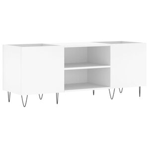 vidaXL Stereob&auml;nk vit 121x38x48 cm konstruerat tr&auml;