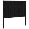vidaXL S&auml;nggavel svart 95,5x4x100 cm massiv furu