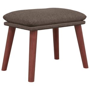 vidaXL Fotpall taupe 45x29,5x35 cm tyg