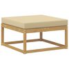 vidaXL Utomhuspall Polyester Vit