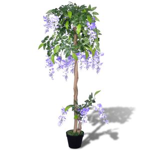 Konstgjord Bl&aring;regn med Kruka 120 cm