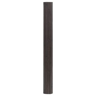 vidaXL Matta rektangulär mörkbrun 70x200 cm bambu