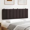 vidaXL Headboard Cushion "Hanko" Dark Brown 120 cm Fabric