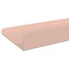 vidaXL Flytande hylla V&auml;ggmonterad 4 pcs Rosa 100 x 9 x 2,5 cm St&aring;l