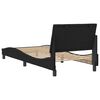 vidaXL Bed Frame without Mattress "Hanko" Black 90x200 cm Velvet