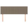 vidaXL Huvudgavlar 2 st taupe 72x5x78/88 cm tyg