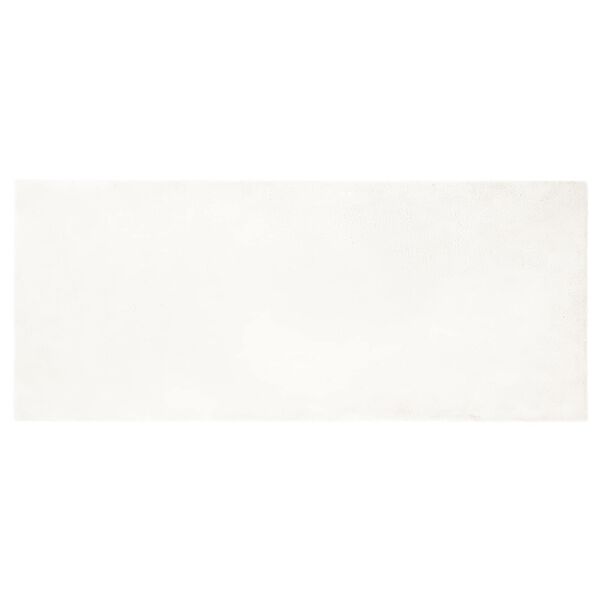 vidaXL Fusk-kaninpälsmatta Olite Kräm 80 x 200 cm Polyester