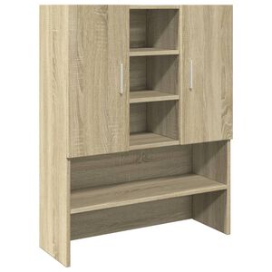 vidaXL Tv&auml;ttmaskinssk&aring;p sonoma-ek 70,5x24x90 cm