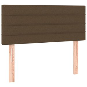 vidaXL S&auml;nggavel m&ouml;rkbrun 80x5x78/88 cm tyg