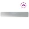 vidaXL Rabattkanter 30 st 20x103 cm galvaniserat st&aring;l