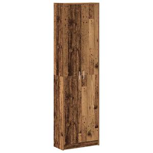 vidaXL Garderob Gammalt tr&auml; 55 x 25 x 189 cm Konstruerat tr&auml;