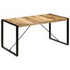 vidaXL Matbord 160x80x75 cm massivt mangotr&auml;