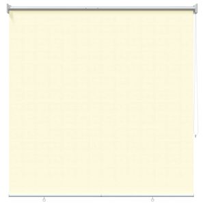 vidaXL Utomhus Rullgardin UV-skydd Gr&auml;ddvit 140 x 140 cm