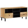 vidaXL Tv-b&auml;nk 100x33x46 cm massivt mangotr&auml;