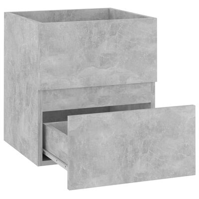 vidaXL Tvättställsskåp betonggrå 41x38,5x45 cm spånskiva