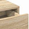 vidaXL Smyckebord med l&aring;da Sonoma-ek 50 x 41 x 140 cm Konstruerat tr&auml;