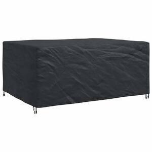 vidaXL M&ouml;bel&ouml;verdrag Enf&auml;rgad Svart 240 x 160 x 100 cm 420D
