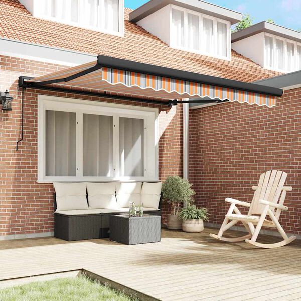 vidaXL Markis Flerfärgsdesign 350 x 250 x 165 cm