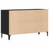 vidaXL Sideboard med låda Svart 100 x 36 x 60 cm Konstruerat trä