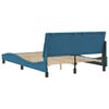 vidaXL Bed Frame without Mattress "Hanko" Blue 140x190 cm Velvet