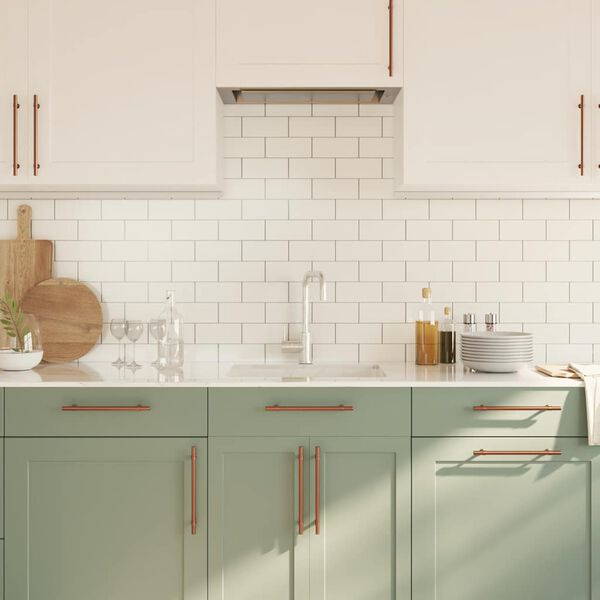 vidaXL Sk&aring;phandtag 5 st brons 192 mm rostfritt st&aring;l