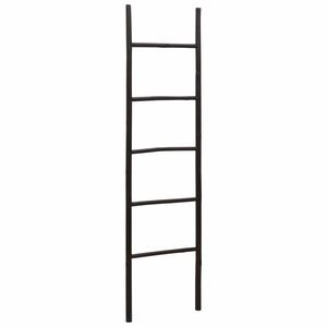 vidaXL Filt Stege Svart 50 x 190 cm Bambu