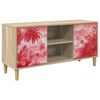 vidaXL TV-sk&aring;p AACHEN 102 x 33 x 50 cm Sonoma-ek Konstruerat tr&auml;