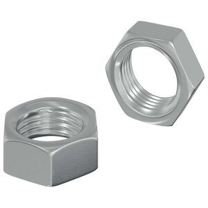 vidaXL Sexkantig mutter 2 st Silver M6 Metall