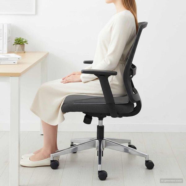 vidaXL Sittkudde Gr&aring; 39 x 38 x 8,5 cm PU skum