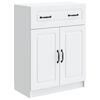 vidaXL Sideboard Vit 66 x 34,5 x 87 cm Konstruerat tr&auml;