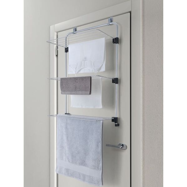 Metaltex H&auml;ngande torkst&auml;ll Gale 11 m silver