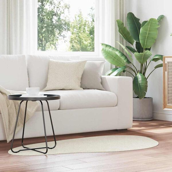 vidaXL Omr&aring;desmattor HUARTE Kr&auml;m 80 x 150 cm Polyester