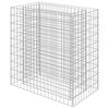 vidaXL Planteringsgabion upph&ouml;jd galvaniserat st&aring;l 90x50x100 cm