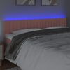 vidaXL S&auml;nggavel LED rosa 200x5x78/88 cm sammet