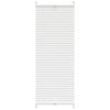 vidaXL Pliss&eacute;gardin 40x125 cm vit