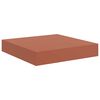 vidaXL V&auml;gg hylla 2 pcs R&ouml;d 23 x 23,5 x 4 cm Konstruerat tr&auml;